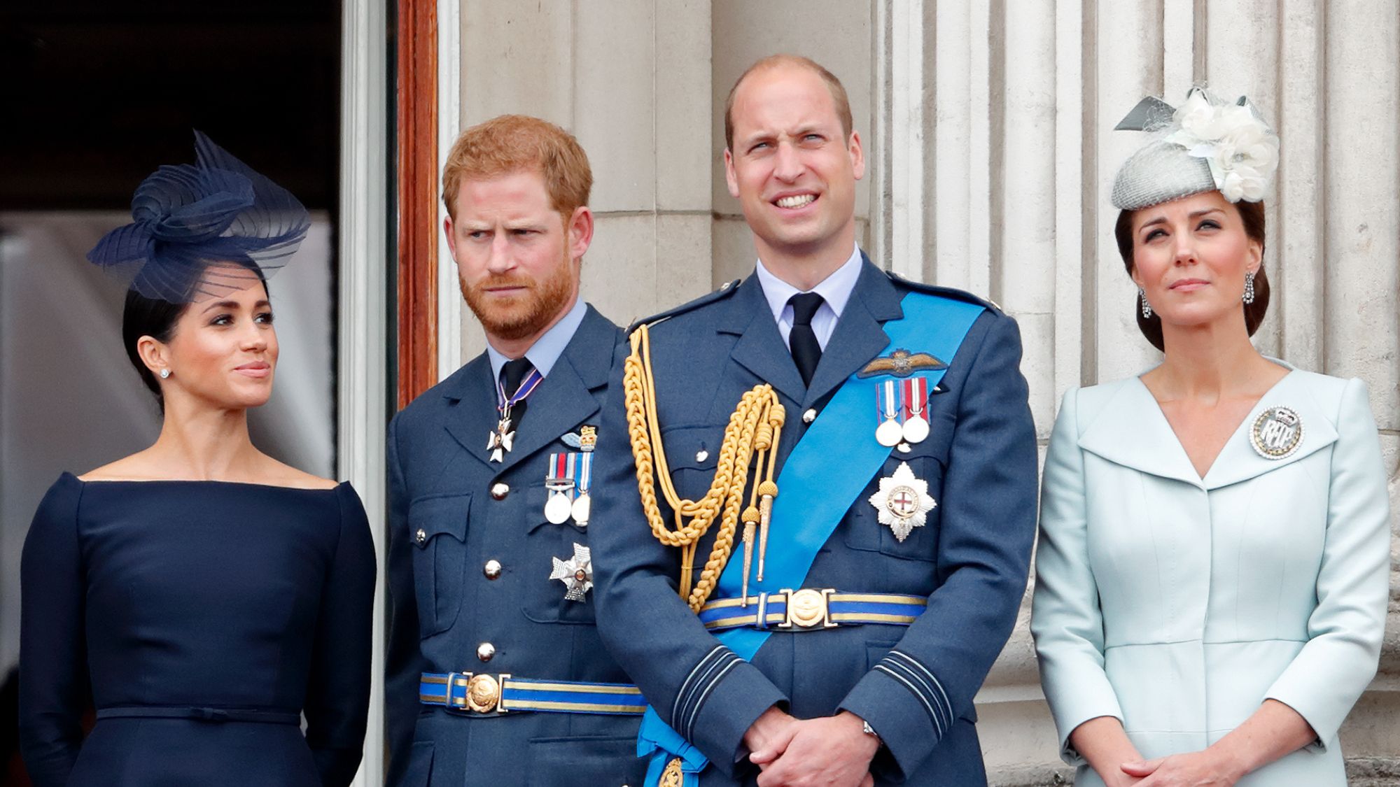 The Duke and Duchess of Sussex and the Prince and Princess of Wales celebrate the Centenary of the RAF