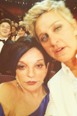 Ellen DeGeneres and Liza Minelli