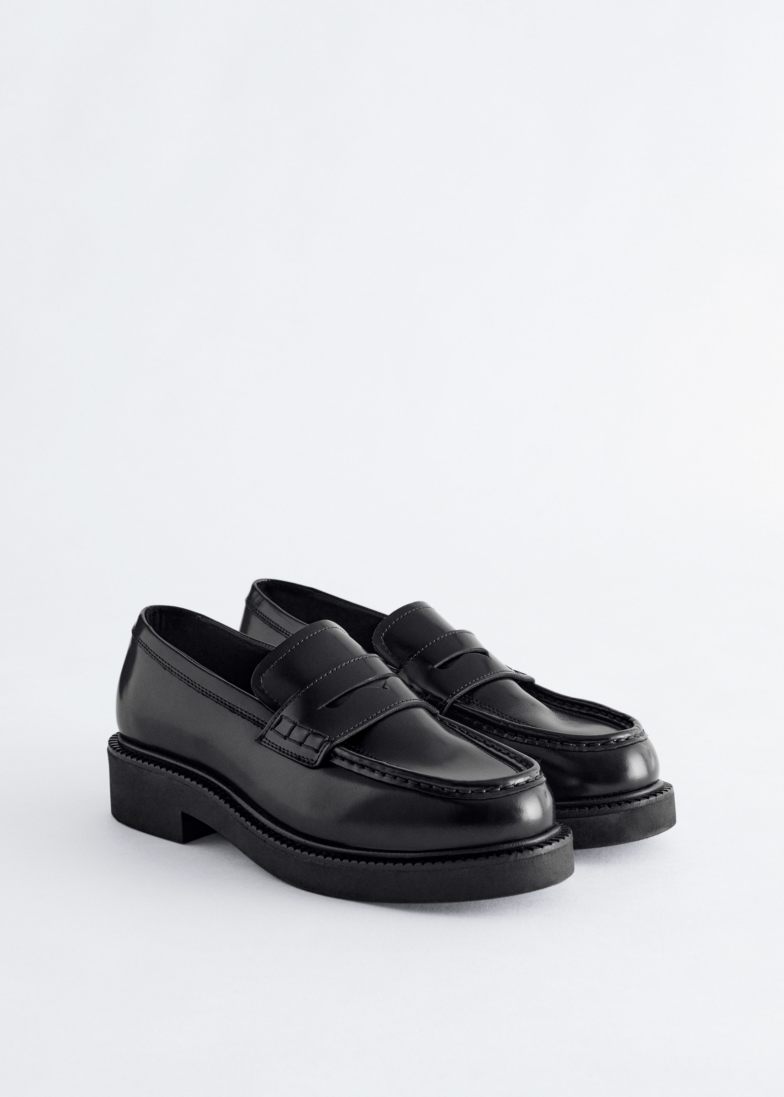 Chunky Leather Loafers