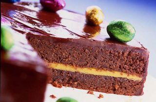 easter desserts: easter chocolate torte