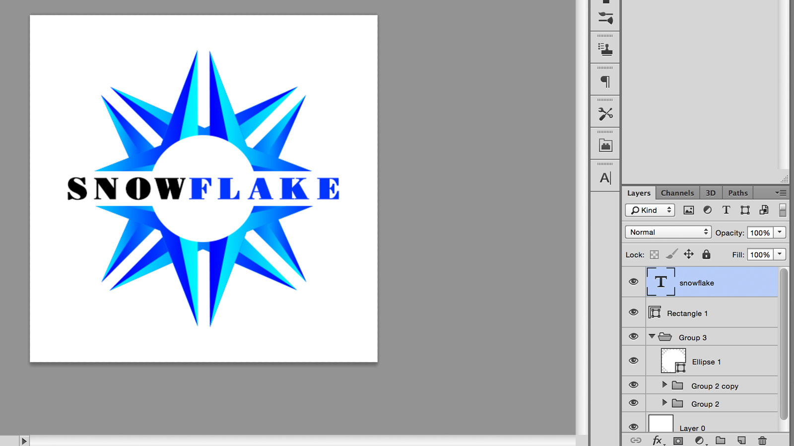 How to make a logo in Photoshop: 10
