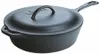 Lodge Pre-Seasoned Cast Deep Skillet with Iron Cover
