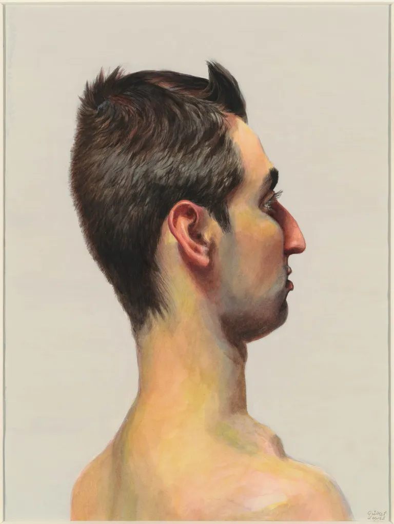 portrait of man facing away from view