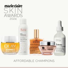 Marie Claire UK Skin Awards 2024 Affordable Champion Winners