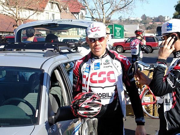 Michael Blaudzun all suited up and ready to go