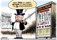 Political cartoon