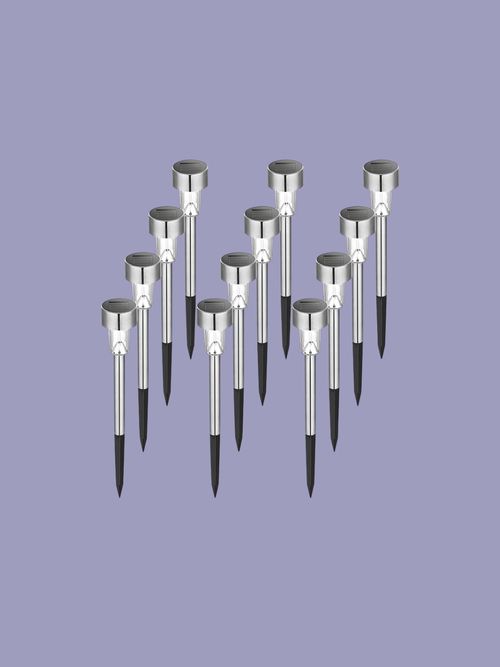 Stainless Steel Solar Powered Pathway Light Pack

