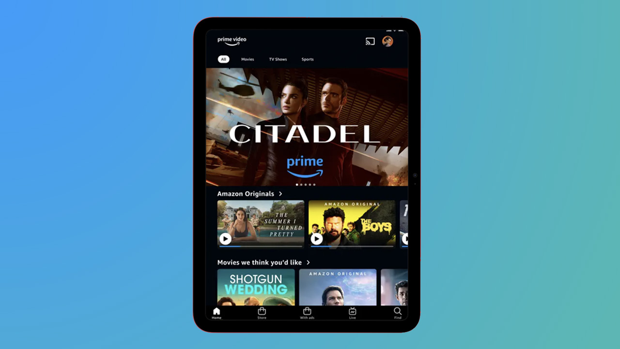 Prime Video on iPad