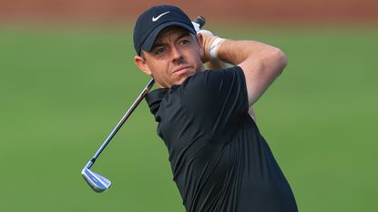 Rory McIlroy during the pro-am at the DP World Tour Championship in Dubai
