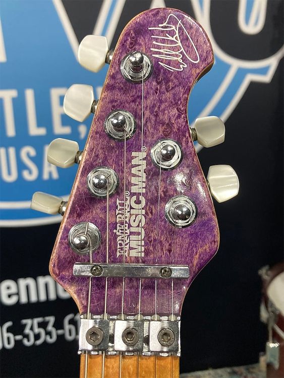 Ernie Ball Music Man EVH Purple guitar