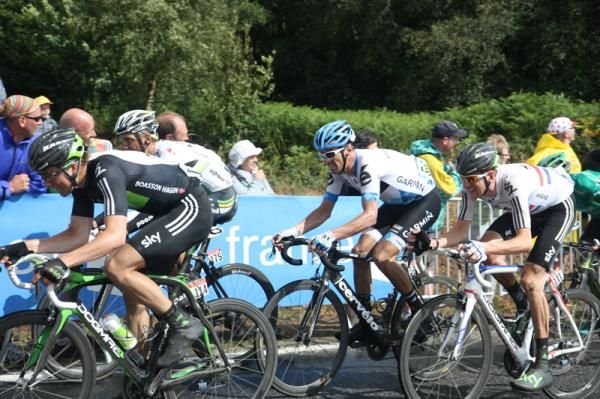 It wasn't to be for Edvald Boasson Hagen (Sky)