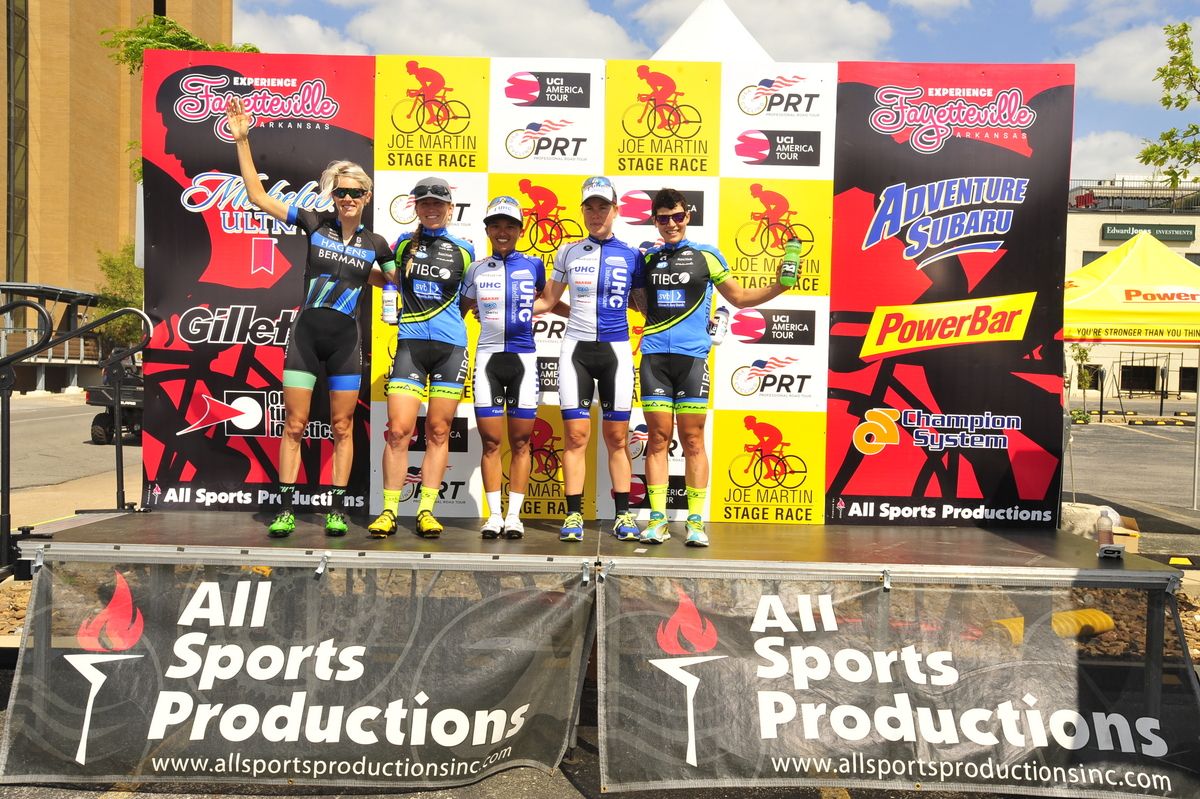 The final podium