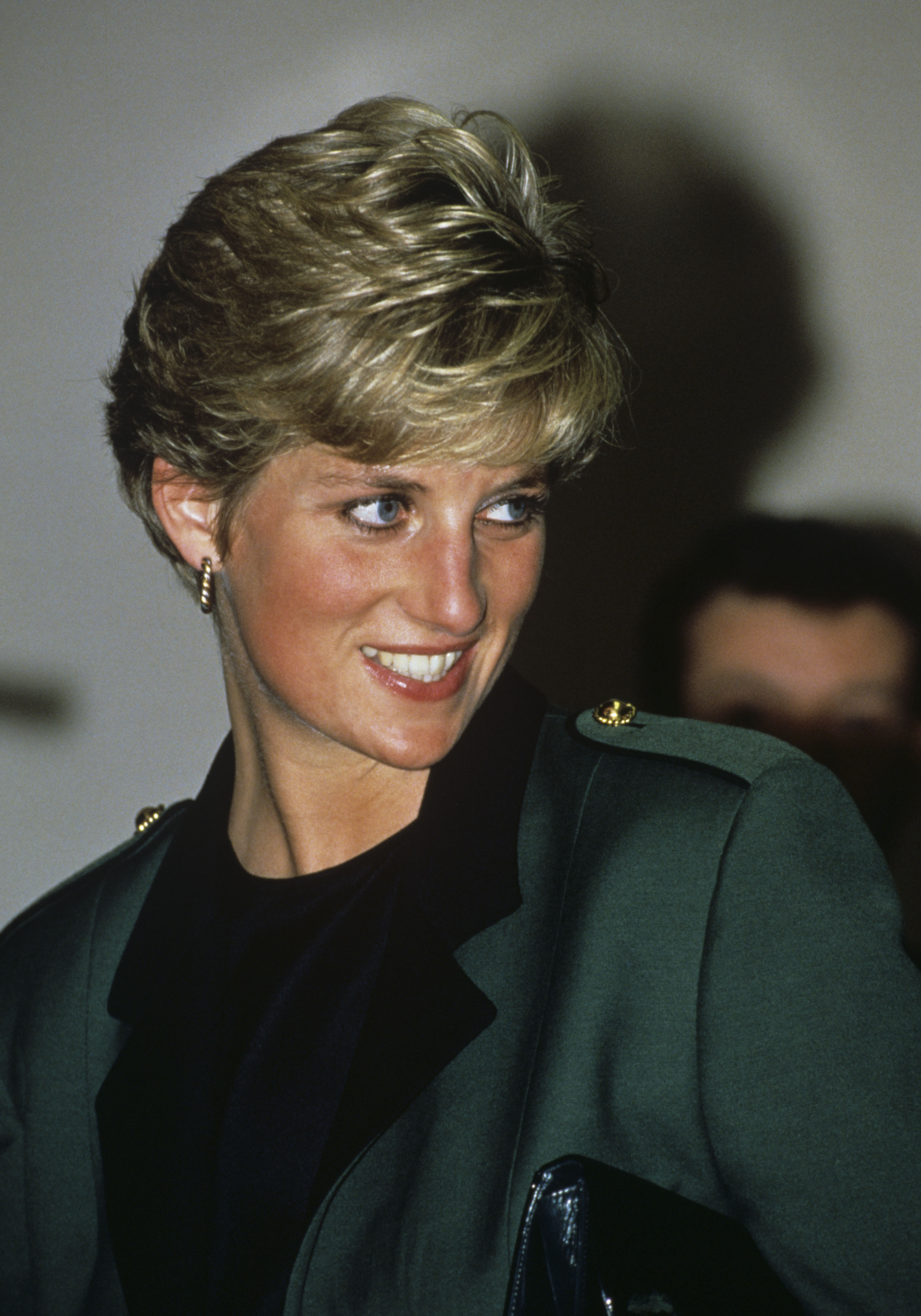 Princess Diana Slicked Back Hair