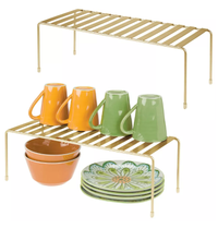 mDesign Metal Kitchen Pantry Countertop Storage Organizer Shelf | $23.49 for 2 at Target