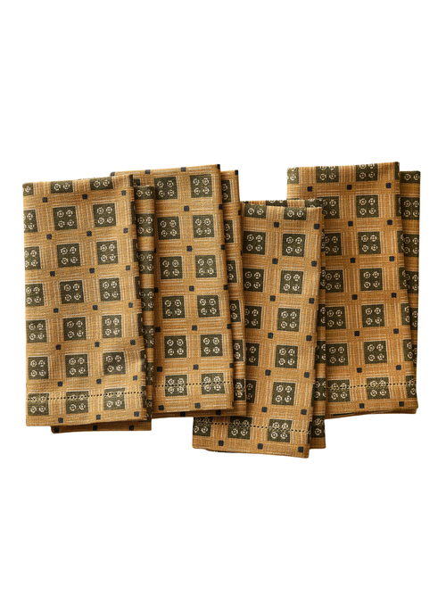 Pierce & Ward Printed Napkin Set of 4