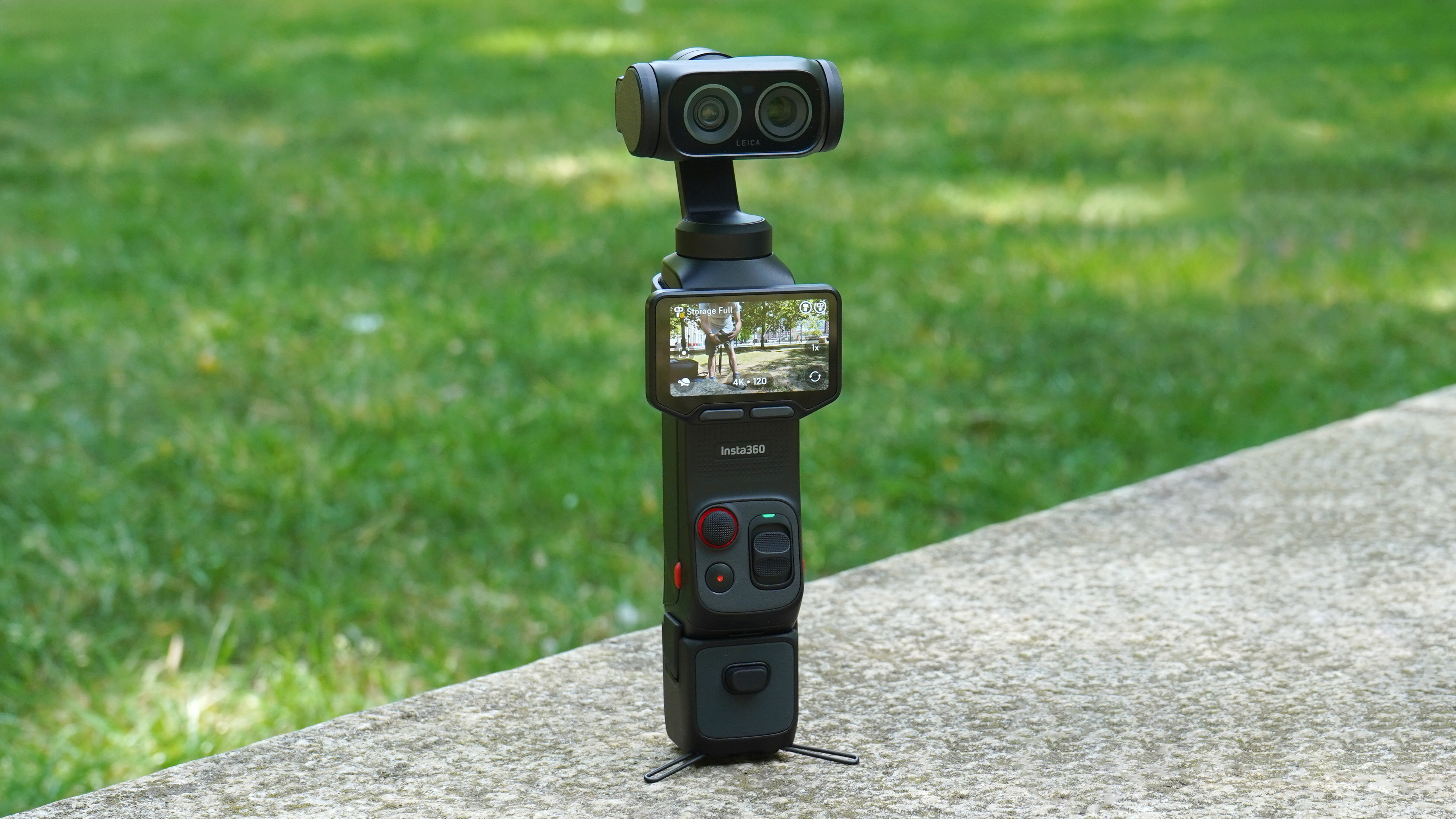 Insta360 Luna Ultra on pop-out legs