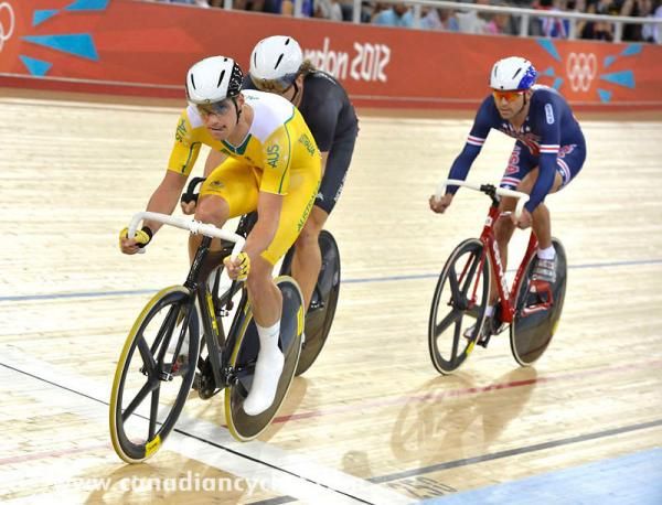 Glenn O'Shea (Australia) during the omnium points race