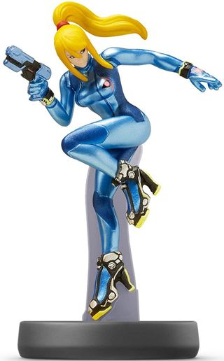 Zero Suit Samus Super Smash Bros Amiibo