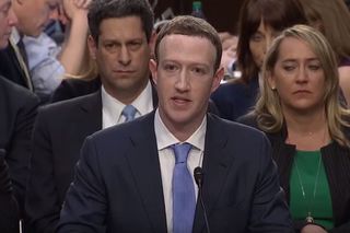 Mark Zuckerberg, Facebook CEO, at Senate hearing