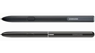 The Tab S3 stylus is at the top and the Tab S4's is below. Credit: Evan Blass