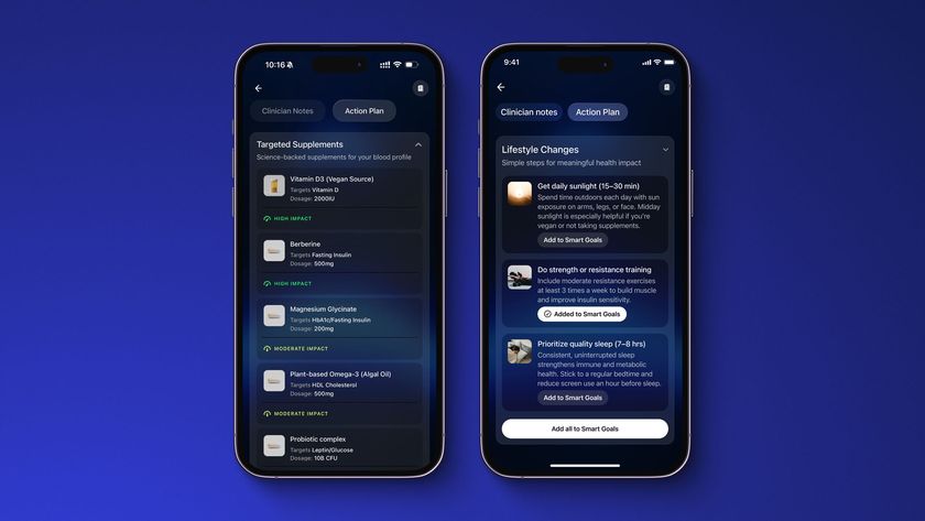 The Ultrahuman Blood Vision Cloud service running on smartphones.