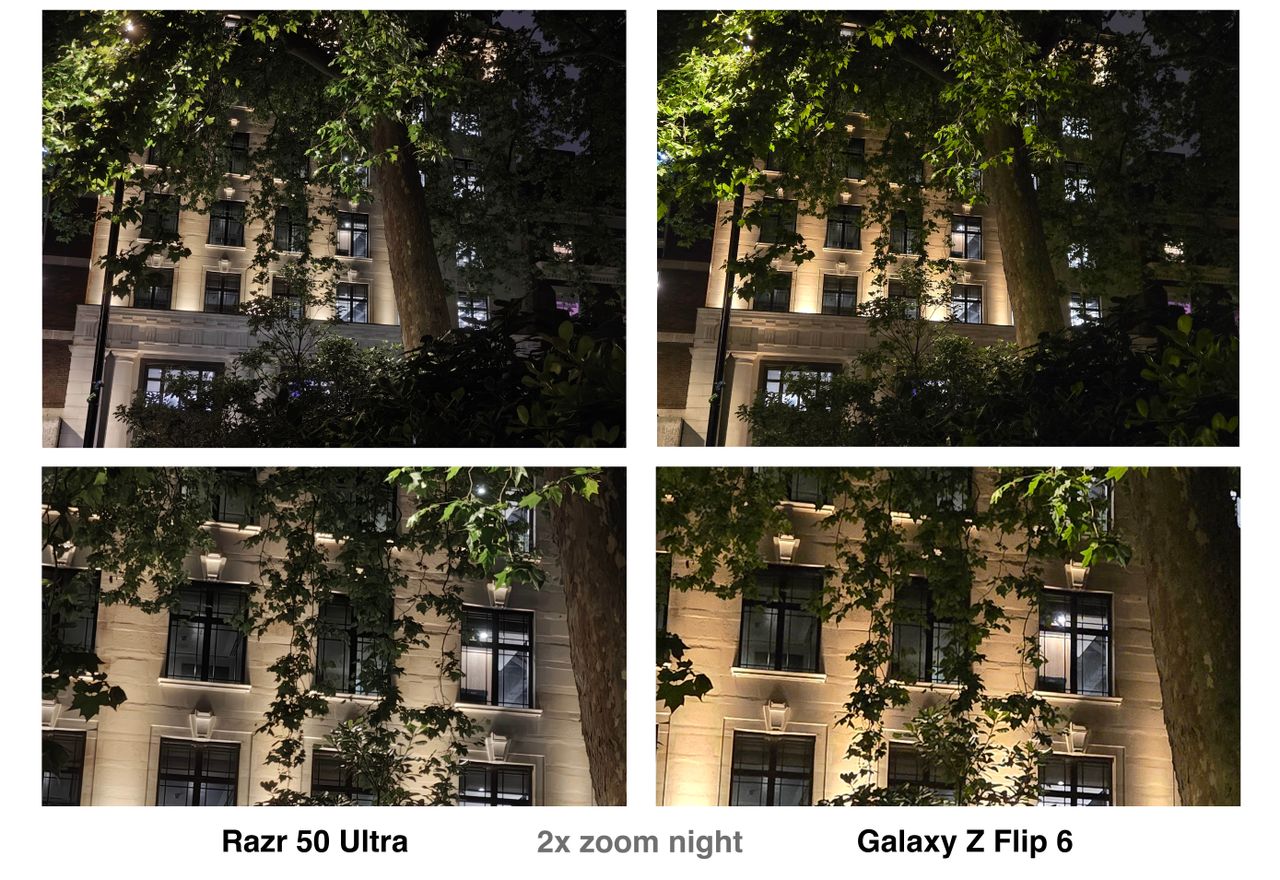 Photos taken on the Motorola Razr 50 Ultra and Samsung Galaxy Z Flip 6