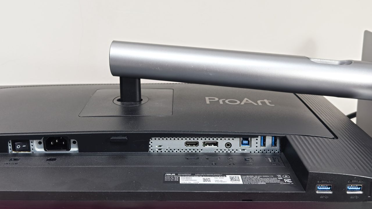 The Asus ProArt PA278QGV on a desk