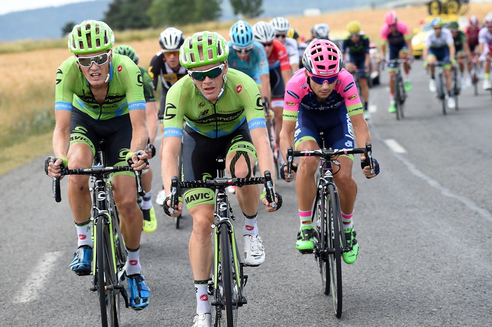 Andrew Talansky during stage 15.