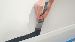 painting a wall