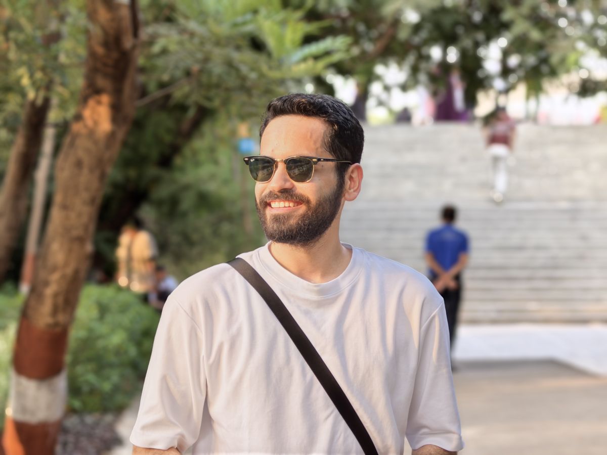 Prakhar Khanna's portait shot on the Oppo Find X9 Ultra.