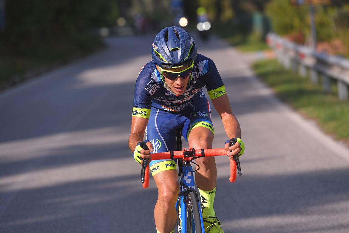 Guillaume Martin on his way to victory