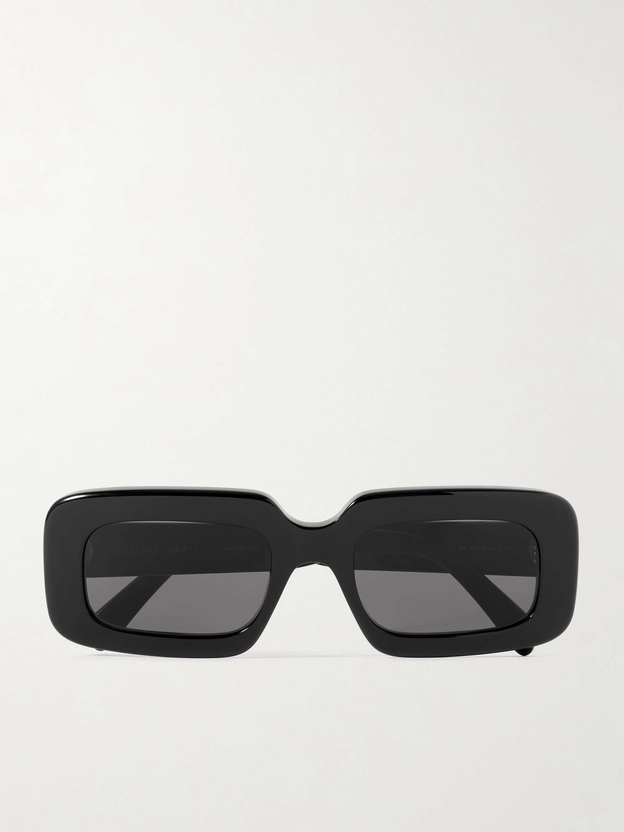 Triomphe Oversized Square-Frame Acetate Sunglasses