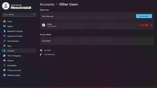 changing user account permissions
