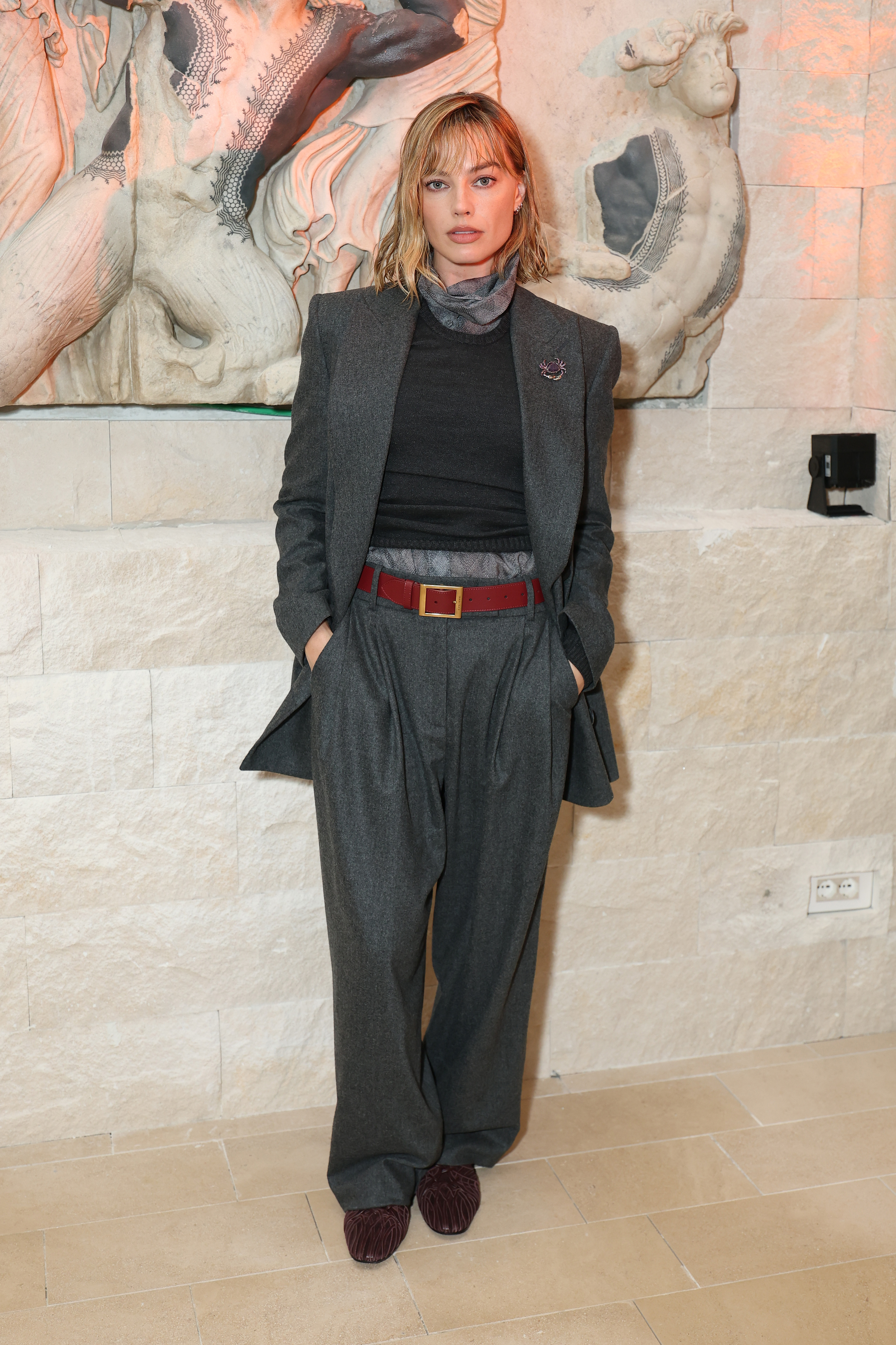 margot robbie pictured at an event in milan on april 21