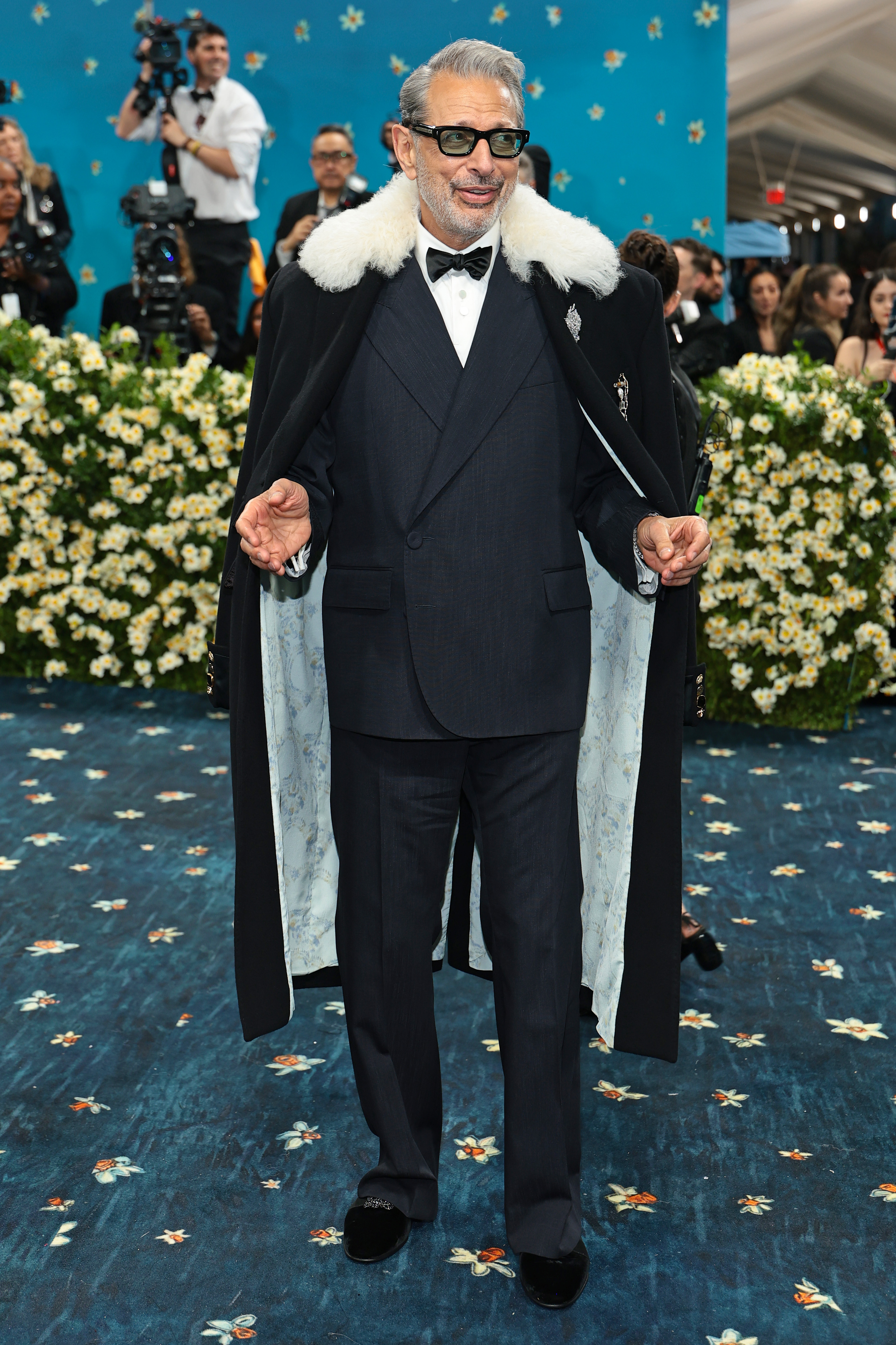 Jeff Goldblum attends the 2025 Met Gala Celebrating "Superfine: Tailoring Black Style" at Metropolitan Museum of Art on May 05, 2025 in New York City. (Photo by Dimitrios Kambouris/Getty Images for The Met Museum/Vogue)