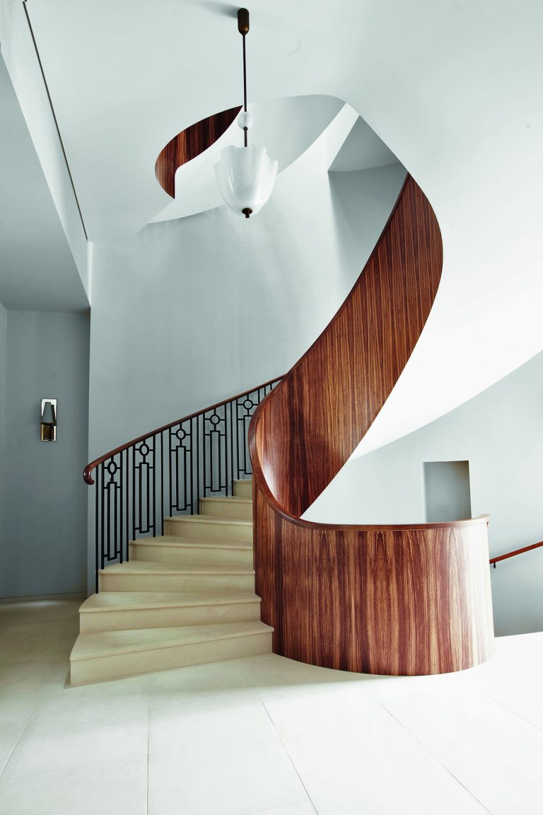 Curved Wood staircase ideas