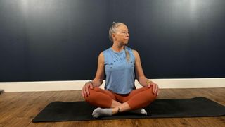 Balanced Body educator and certified personal trainer Portia Page demonstrates her energizing yoga poses