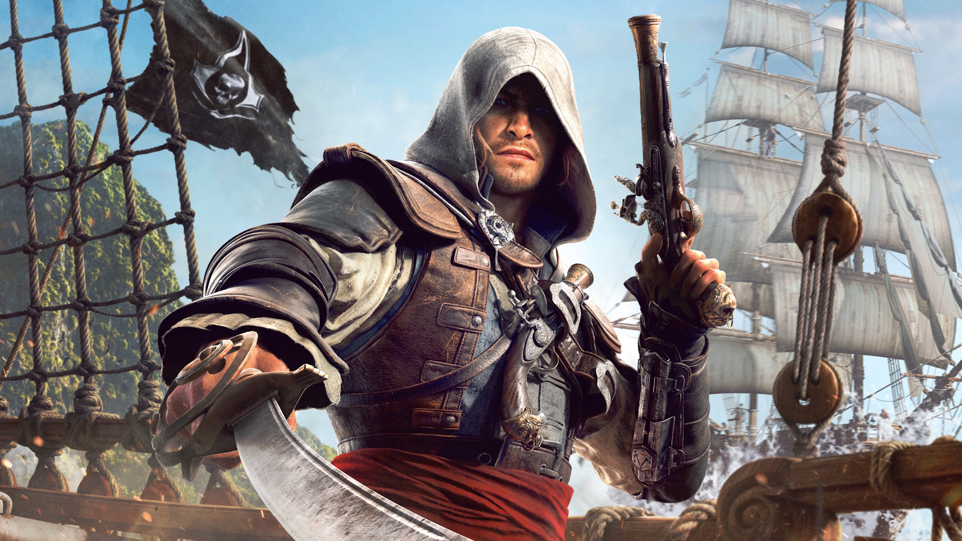 Assassin's Creed Black Flag Resynced key art (cropped)