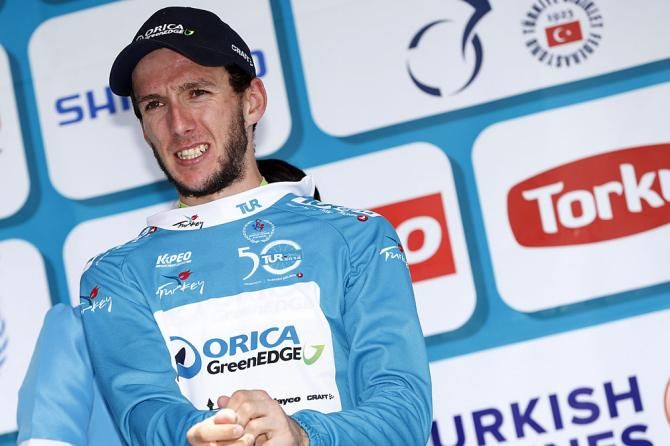 Race leader Adam Yates (Orica - GreenEdge)