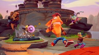 Crash Team Rumble playable characters battling