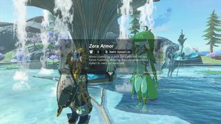 Zelda Tears of the Kingdom armor - Zora armor location