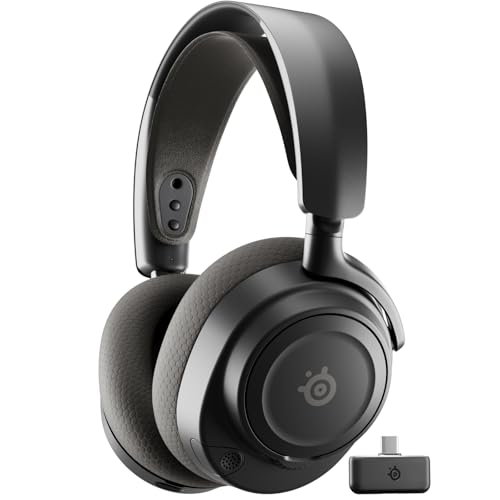 Steelseries Arctis Nova 7 Wireless Gen 2 Gaming Headset - Real-Time App Control, 50+ Hr Play, Neodymium Drivers, Mix 2.4ghz/bluetooth, Pc, Ps5, Ps4, Switch 1/2, Mobile - Black