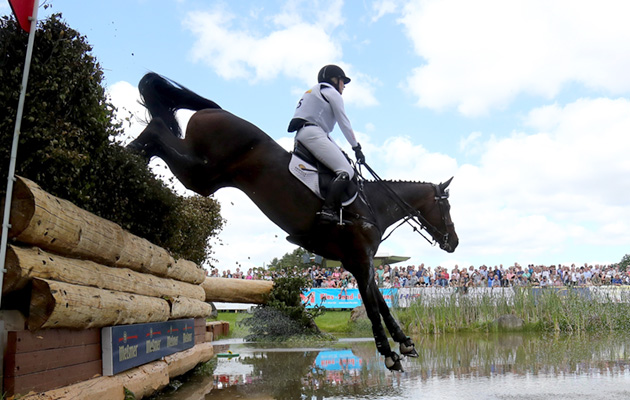 LUHMUHLEN, GERMANY - JUNE 17: Marilyn Little of USA rides RF Scandalous during the CIC 4 star cross country at the Messmer Trophy on June 17, 2017 in Luhmuhlen, Germany. (Photo by Martin Rose/Bongarts/Getty Images)