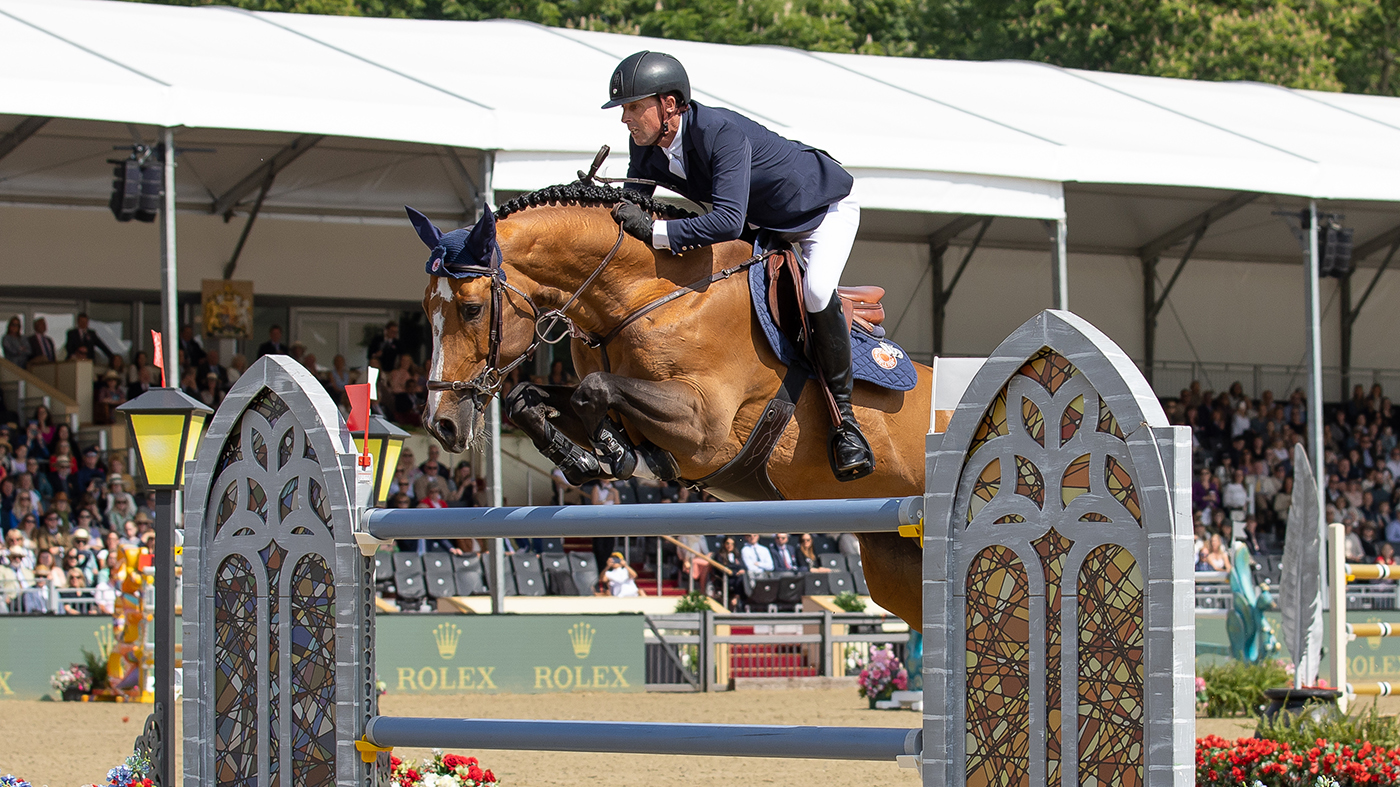 Ben Maher and Point Break in action at Royal Windsor Horse Show this year.