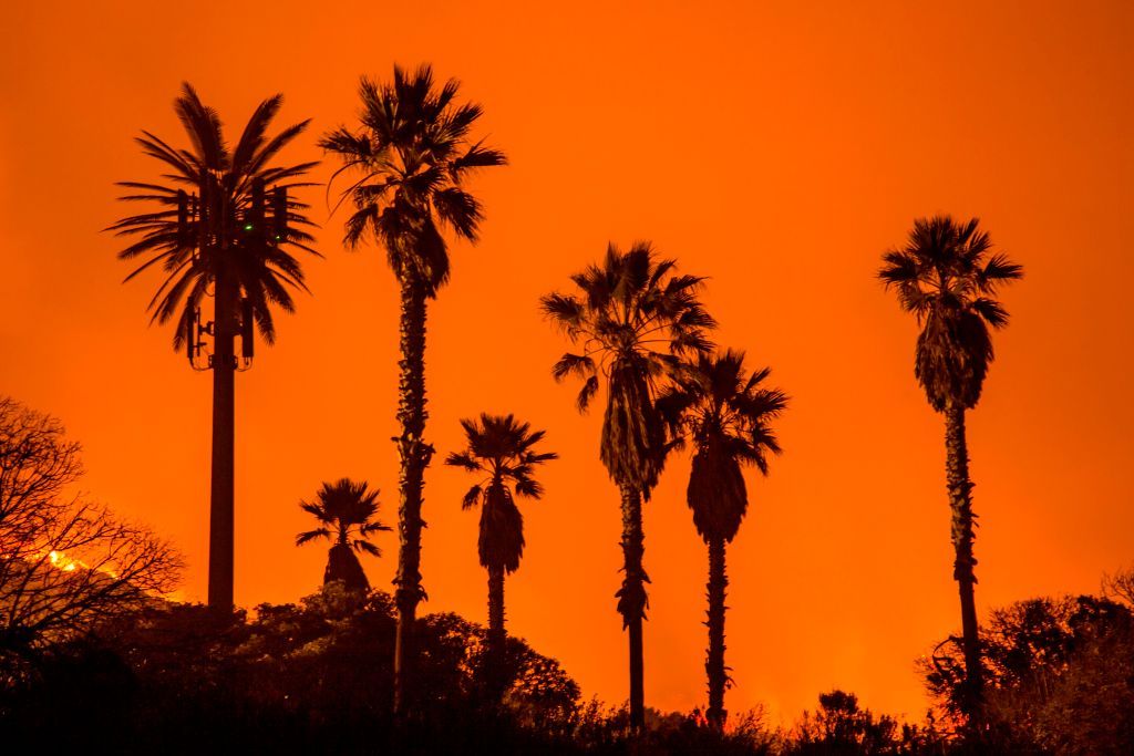 California wildfire.