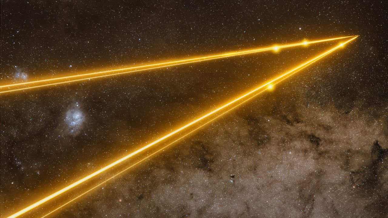 Laser beams blast through the cosmos | Space photo of the day for May 27, 2026