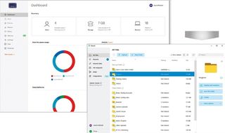 Desktop screenshot of the Tresorit Business Plus dashboard