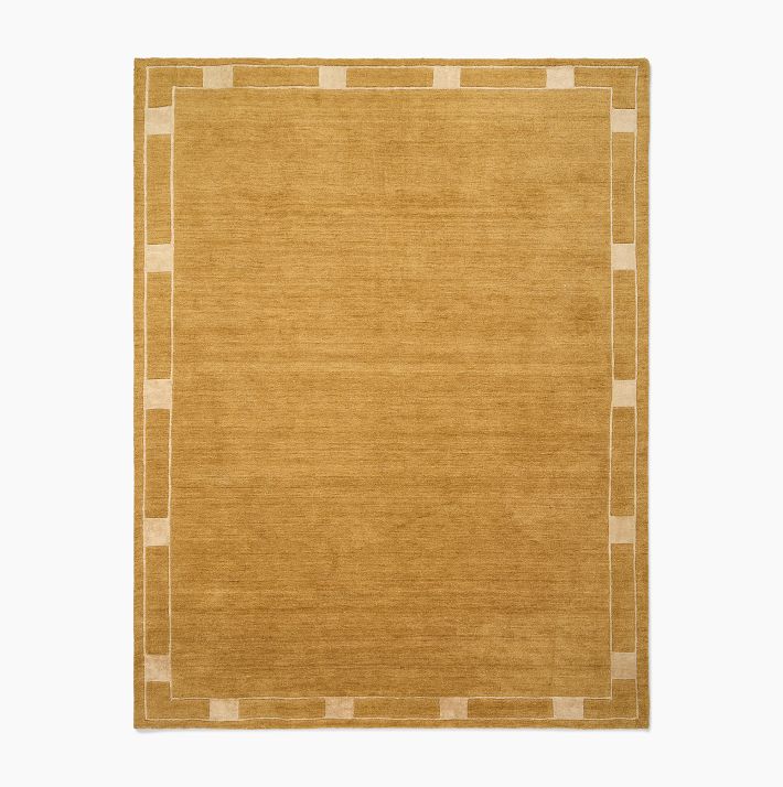 Pierce &amp;amp; Ward Deco Border Handwoven Wool Rug