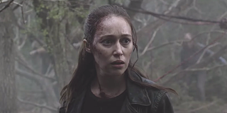 fear the walking dead alicia finding the kids in the woods