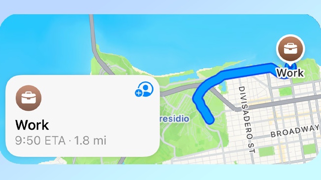 Frequent routes in iOS 26 Maps